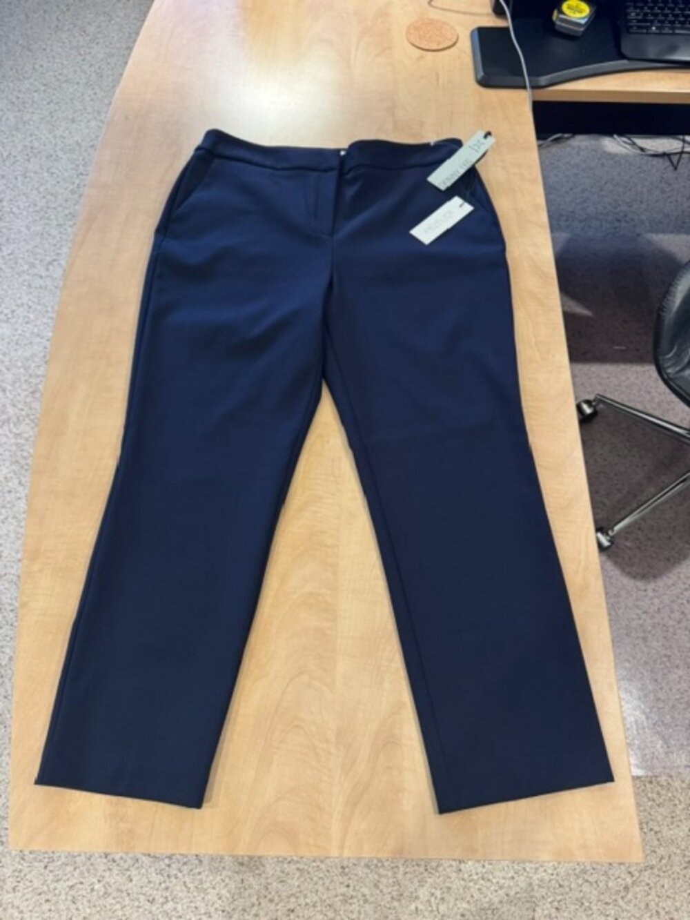 NWT Rachel Zoe Navy Skinny Leg Pant Size 14